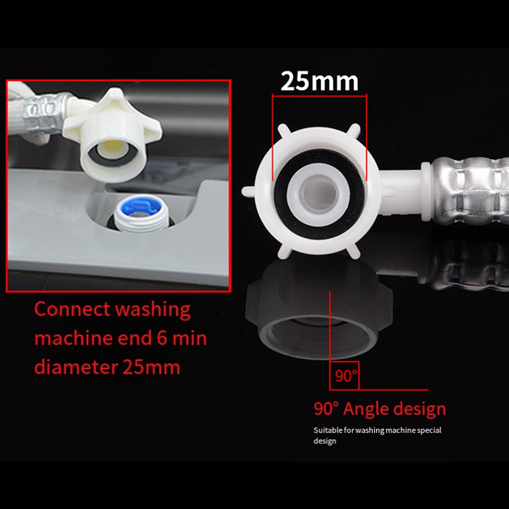 Stabile und flexible PVC Wasserleitung für vollautomatische Waschmaschinen 2 5M - Bild 24 von 34