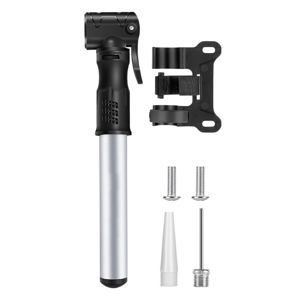 Praktische Verriegelungsschelle Fahrradpumpe mit einziehbarem Schlauch  tragbare | eBay.de