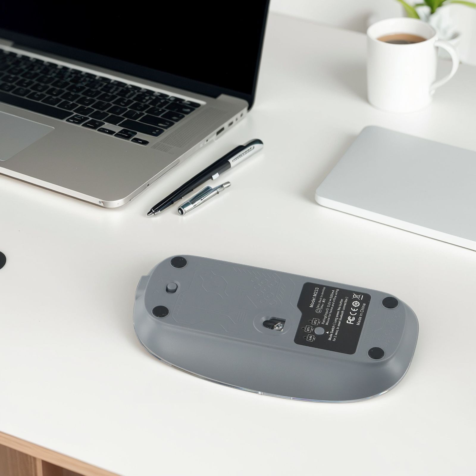 Precision 2400DPI verstellbare USB-Maus mit stilvollem transparentem Design - Bild 54 von 63