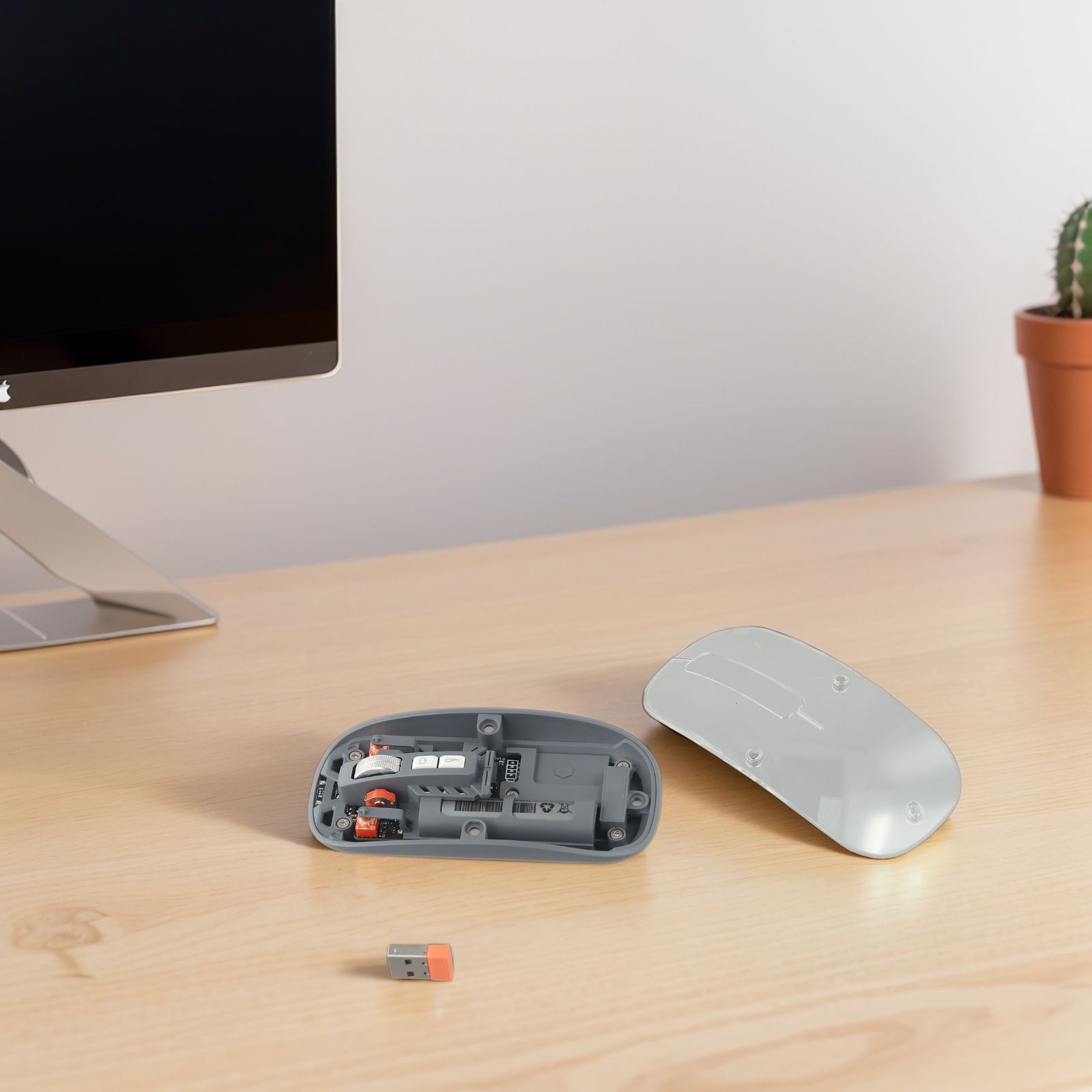 Precision 2400DPI verstellbare USB-Maus mit stilvollem transparentem Design - Bild 55 von 63