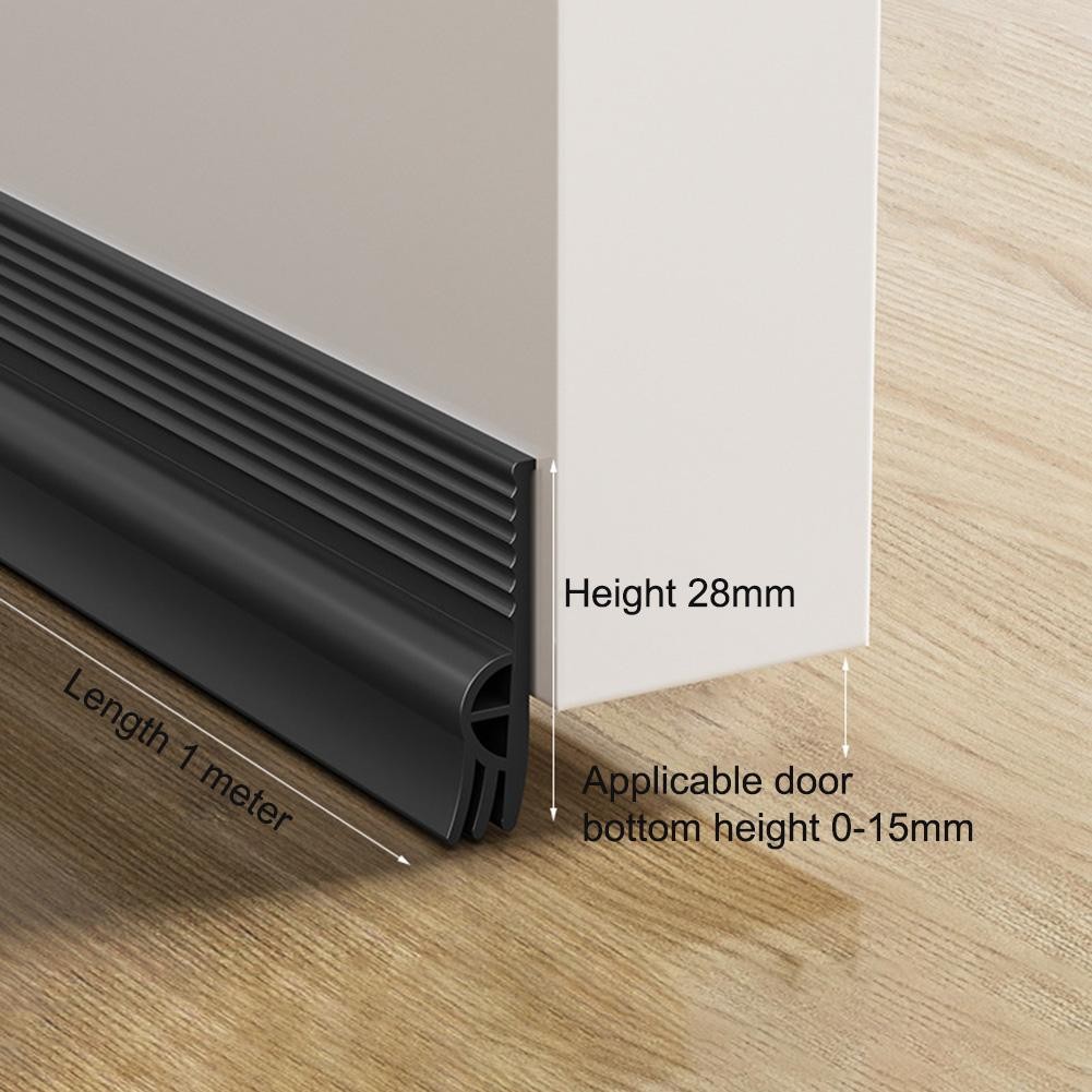 Windproof and Soundproof Door Seam Bottom Strip for Effective Air Baffle - Picture 36 of 48