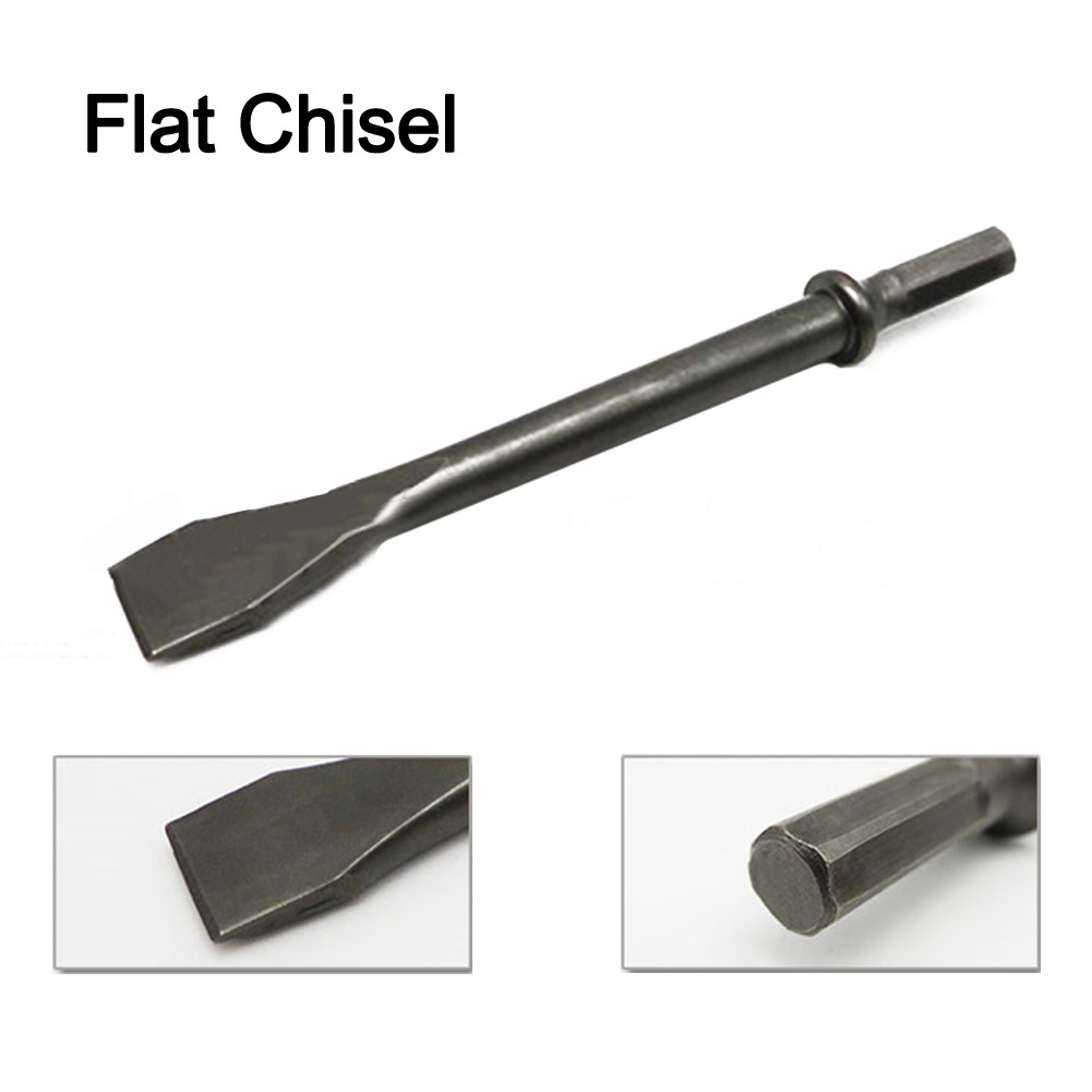 Schwerlast Stahl Druckluft Hammer Meißel Set für Schrauben Fliesen Entfernen u - Bild 13 von 19