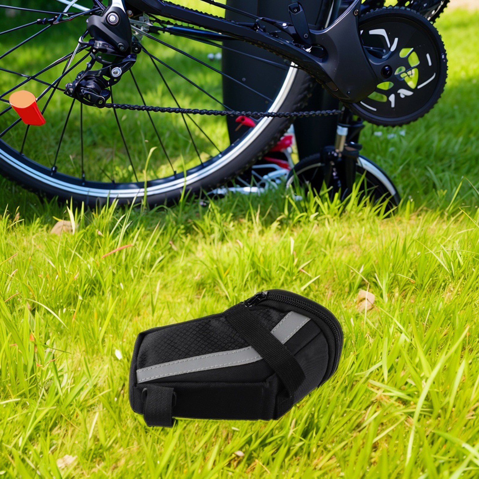 Borsa posteriore espandibile per mountain bike e bici da strada impermeabile e l - Photo 37/42