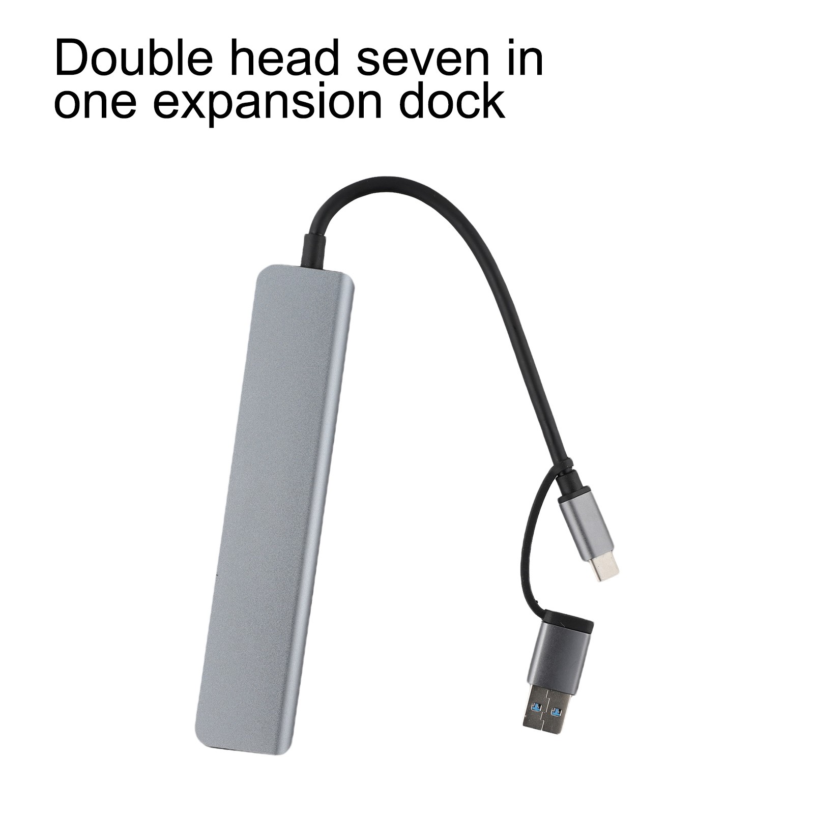 USB3 0 USB C Hub Docking Station 7 Ports TF Card Reader Fast Charge - Zdjęcie 23 z 30