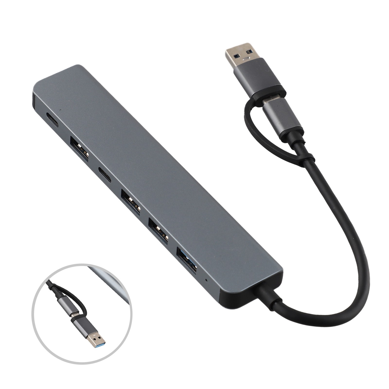 Anschlüsse USB USB C Hub Dockingstation Dockingstation Ports USB USB C Hub - Zdjęcie 13 z 24