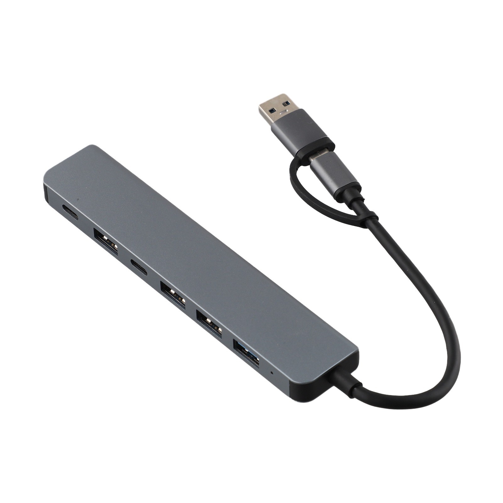 USB3 0 USB C Hub Docking Station 7 Ports TF Card Reader Fast Charge - Zdjęcie 29 z 30