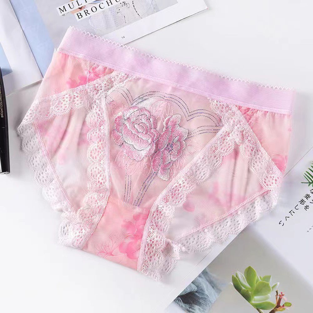 Lace Underwear Flower Embroidery Brand New Daily Wear Polyester Fabric - Picture 8 of 28