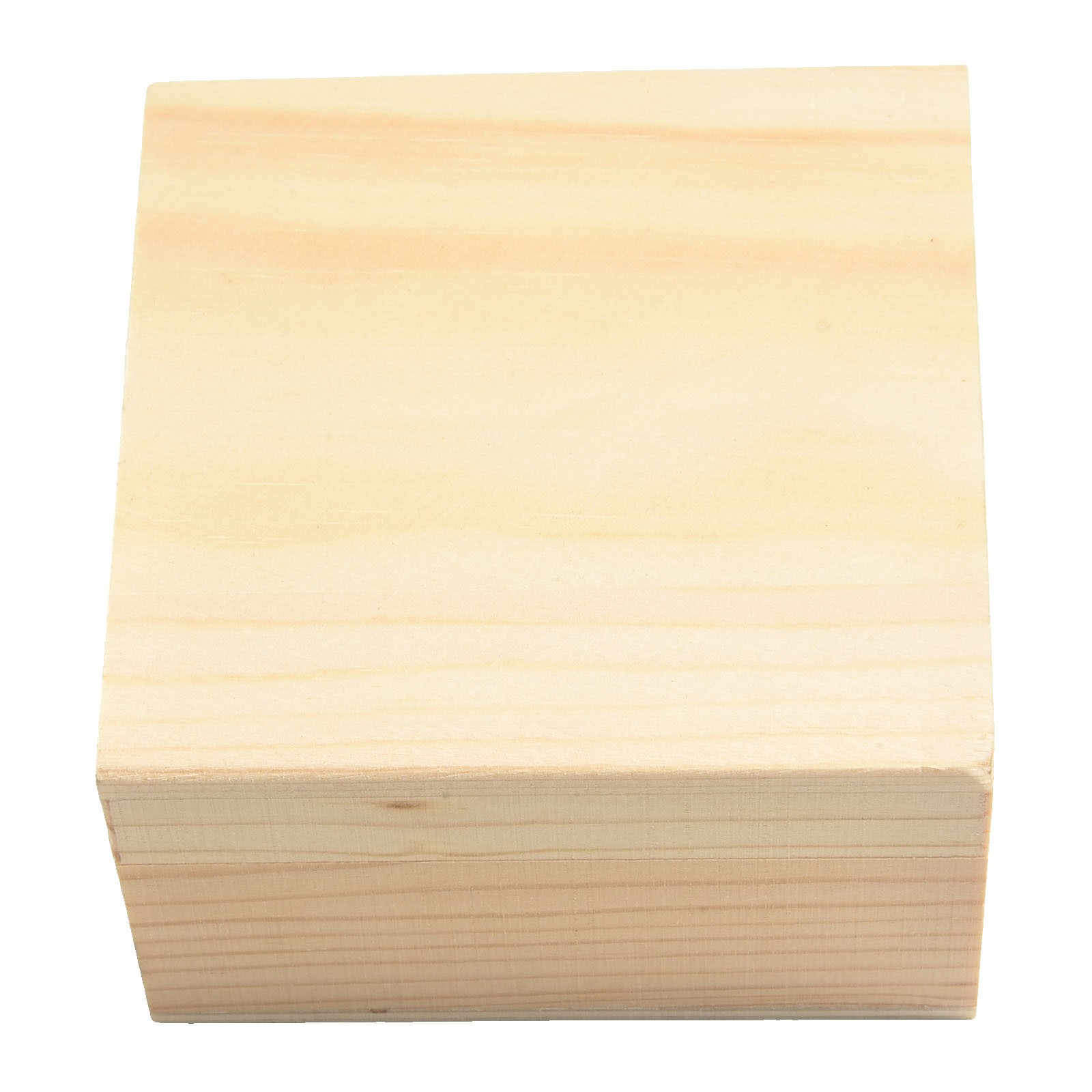 Stylish Wood Box for Jewelry and Treasured Items Pine Upper and Lower Lid