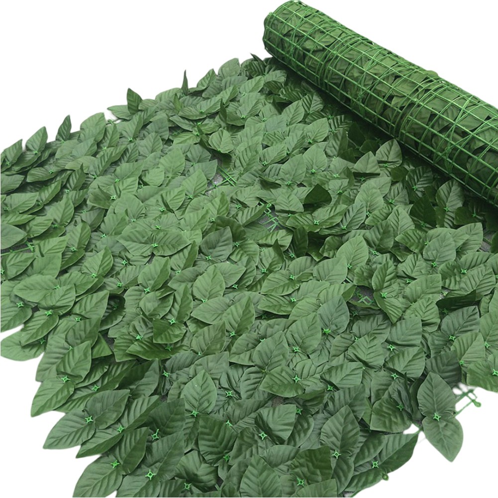 Green Leaf Garden Fence Net Artificial Design Perfect for Backyard Decor