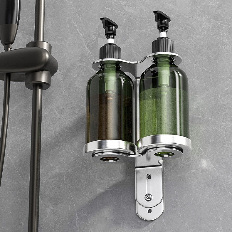 Space saving Stainless Steel Soap Dispenser Bracket for Bathroom Essentials - Picture 55 of 58