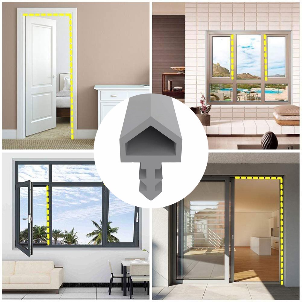 Energy Efficiency Door Stop Seal Window Seal Easy Installation Insulates - Picture 28 of 29