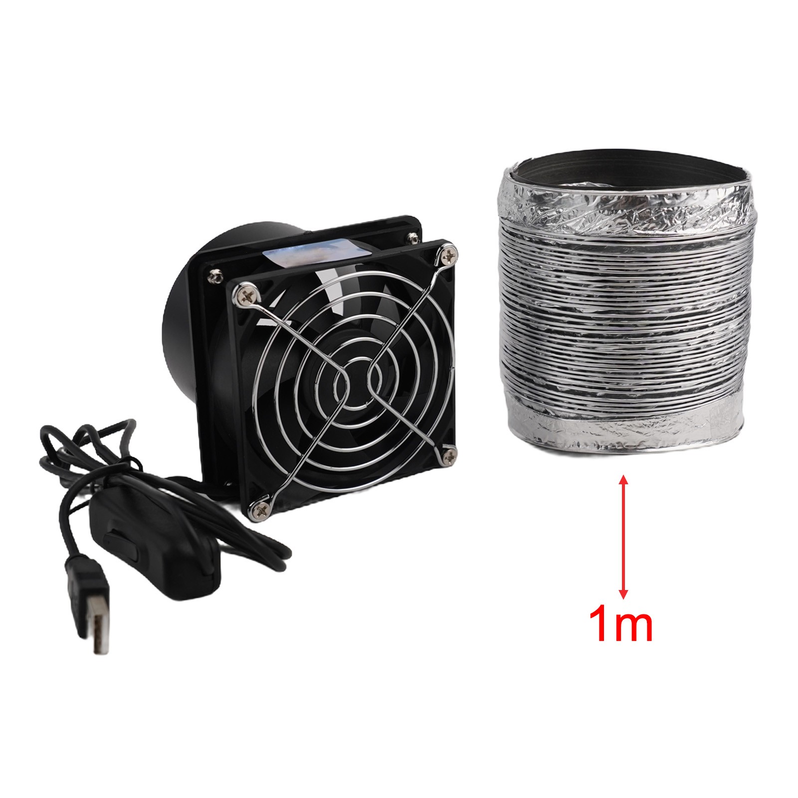 Ventilateur Conduit Exhuast Ventilateur Amélioration Habitat Taille Compacte en ligne Ch