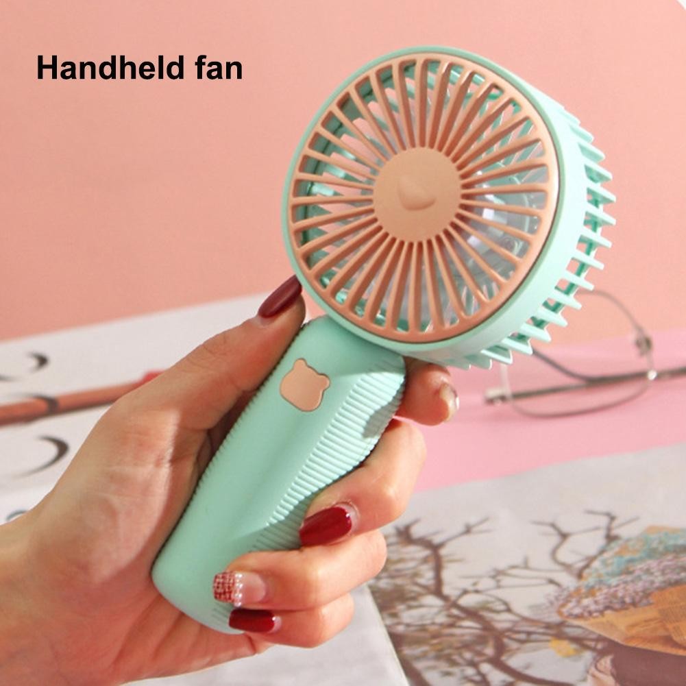 Handheld Mini Fan USB Cartoon Portable Portable Pocket Charging Outdoor Fan New - Picture 30 of 30