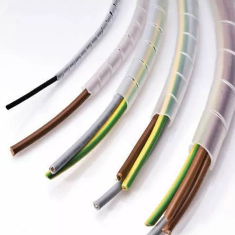 Spiral Wrap Cable Organizer - Cable Tie Distributor PC TV Wire Management Sleeve - Picture 22 of 23