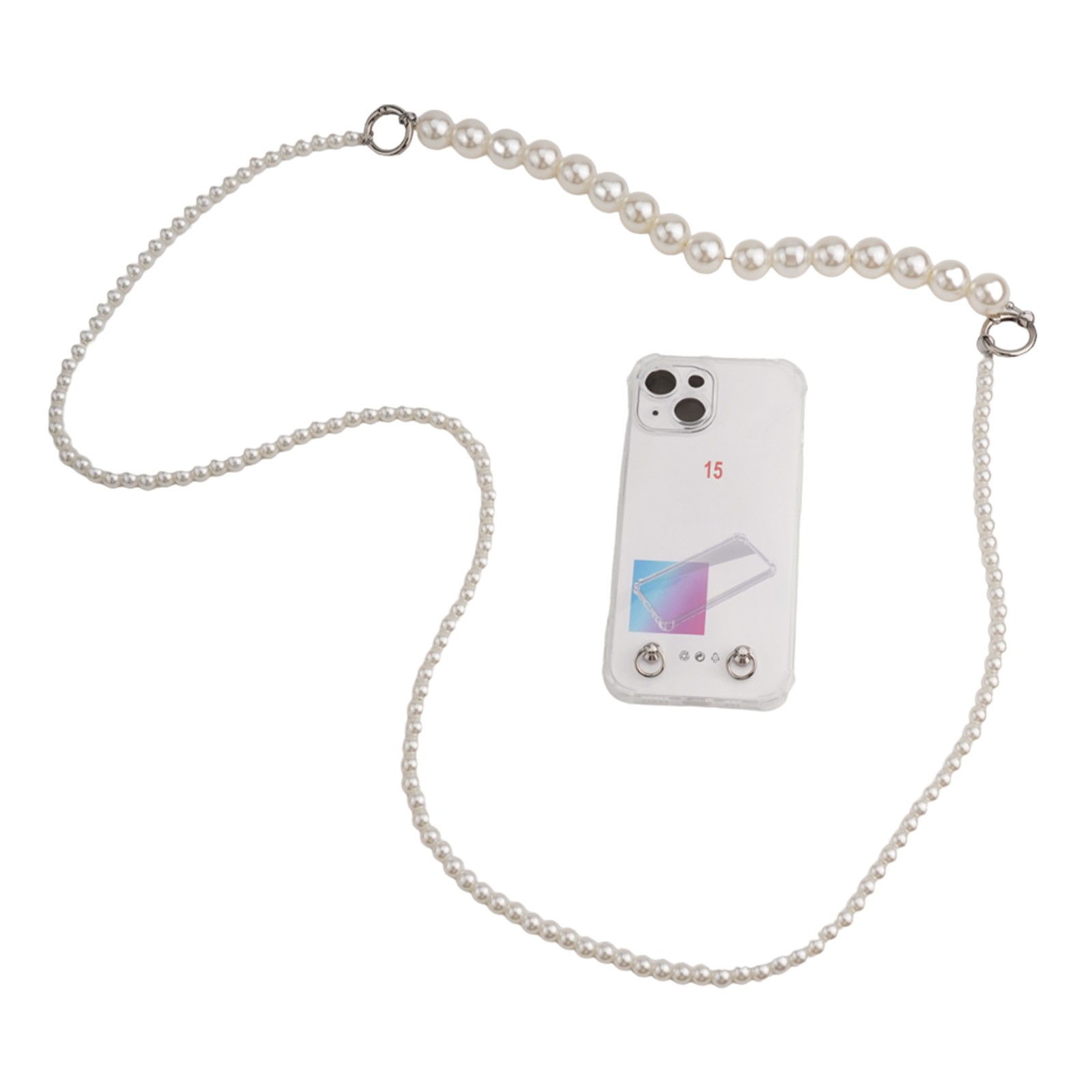 Unique Transparent Neck Strap Phone Case for Various For Iphones Available - Picture 19 of 24