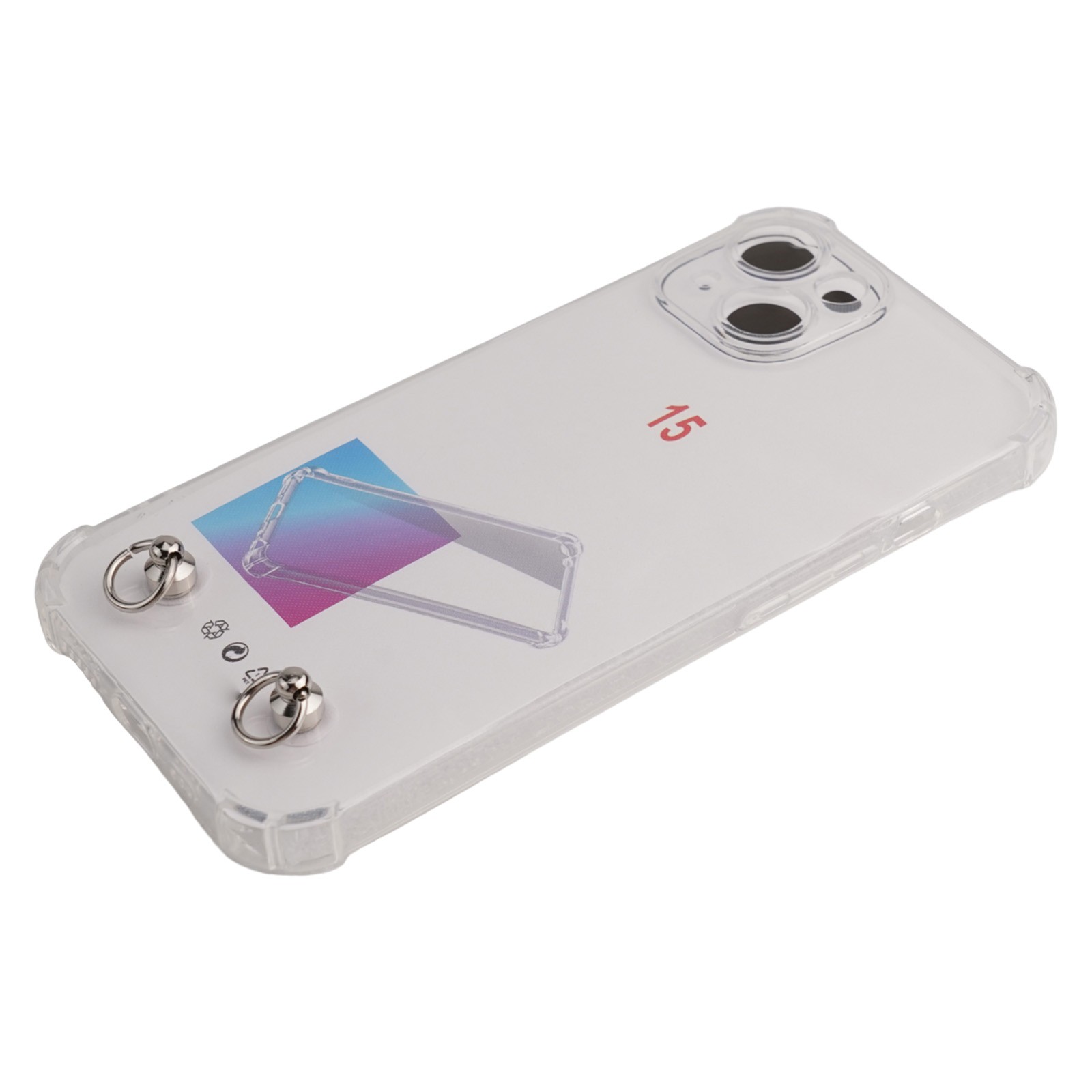Unique Transparent Neck Strap Phone Case for Various For Iphones Available - Picture 20 of 24