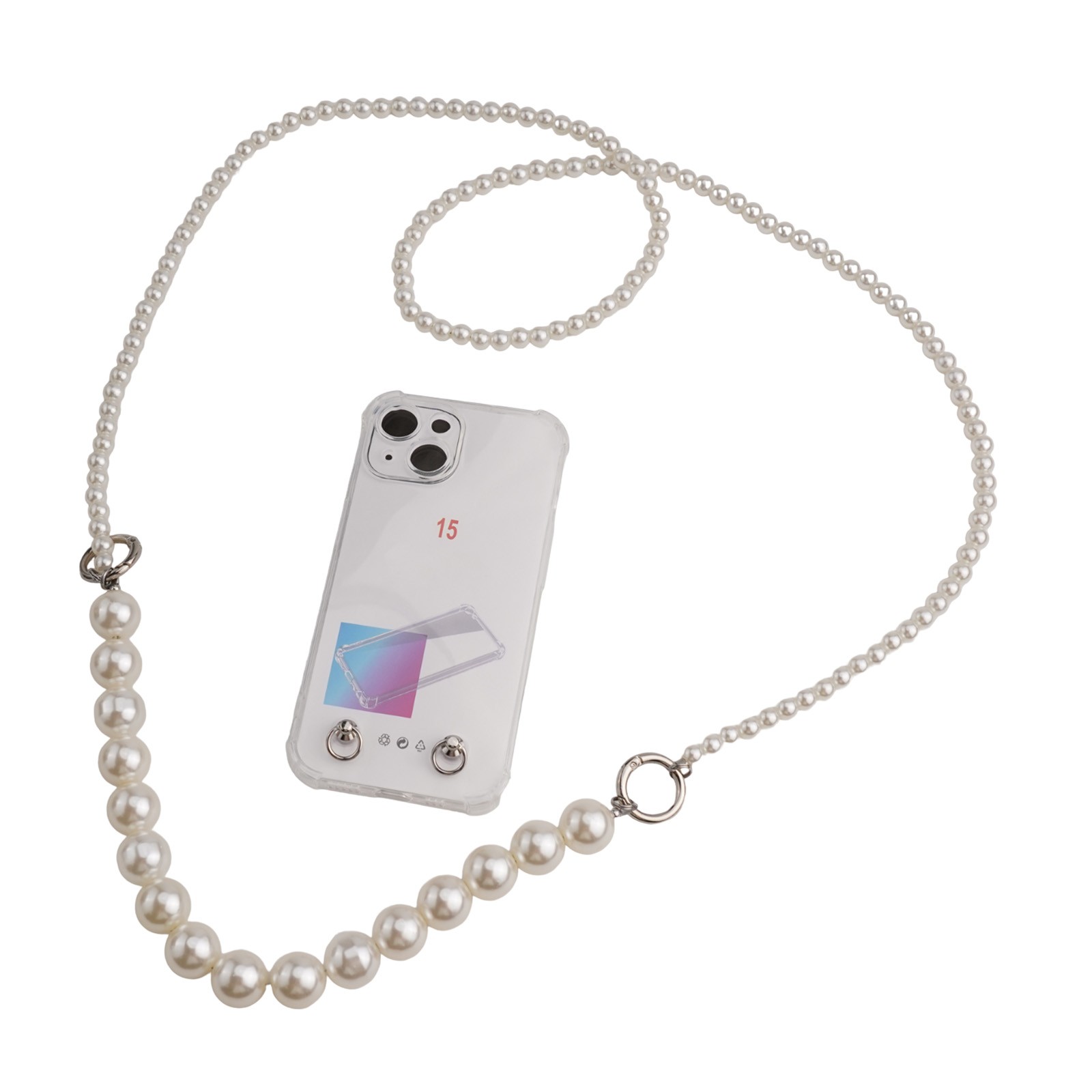 Unique Transparent Neck Strap Phone Case for Various For Iphones Available - Picture 18 of 24