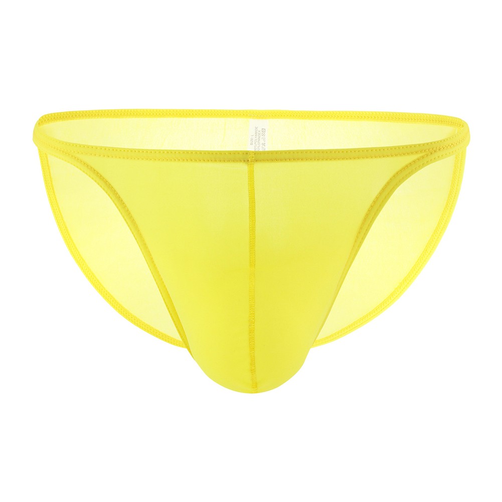Mens Mesh See Through Thong with Bulge Pouch For Ultra Thin Briefs Underwear - Picture 22 of 29