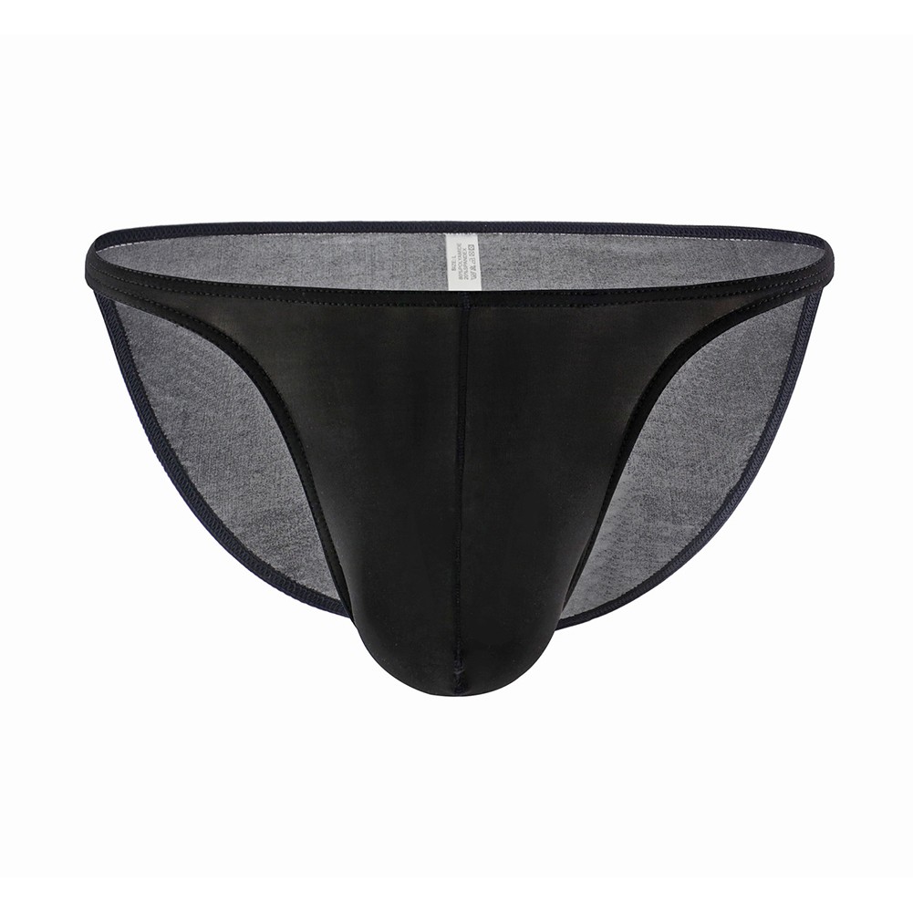 Mens Mesh See Through Thong with Bulge Pouch For Ultra Thin Briefs Underwear - Picture 19 of 29