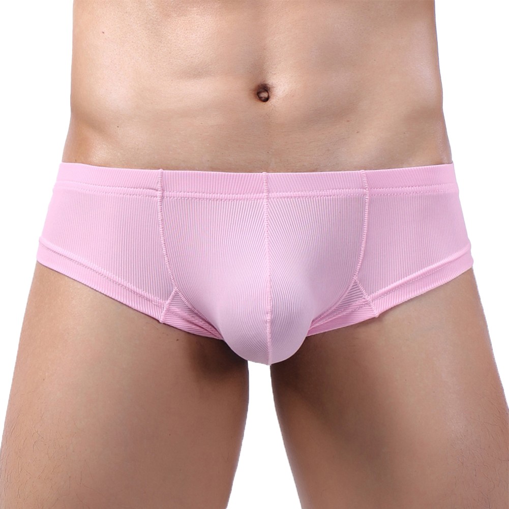 Gewinde Dessous Tanga Unterwäsche für Herren niedrige Taille U konvex Lila Farbton - Bild 13 von 40