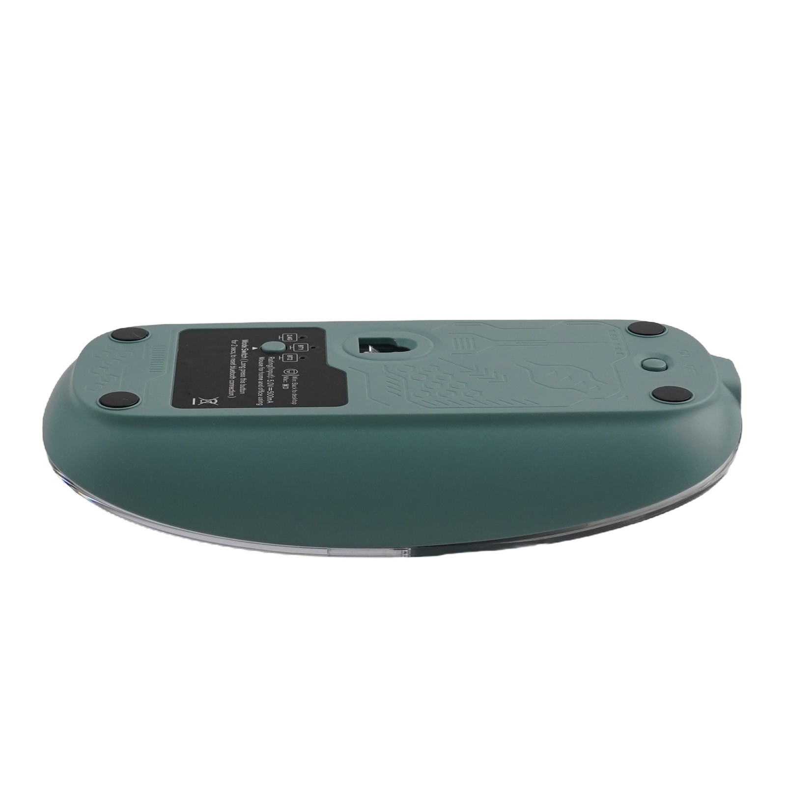Precision 2400DPI verstellbare USB-Maus mit stilvollem transparentem Design - Bild 45 von 63