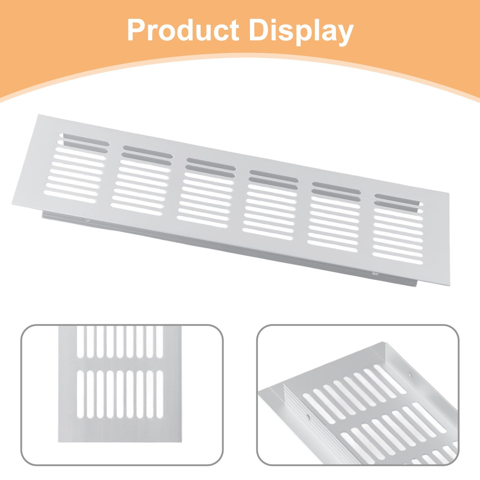 Salida de cubierta de rejilla de escape de ventilación de conductos de ventilación de aire de pared de metal y aluminio - Imagen 41 de 63