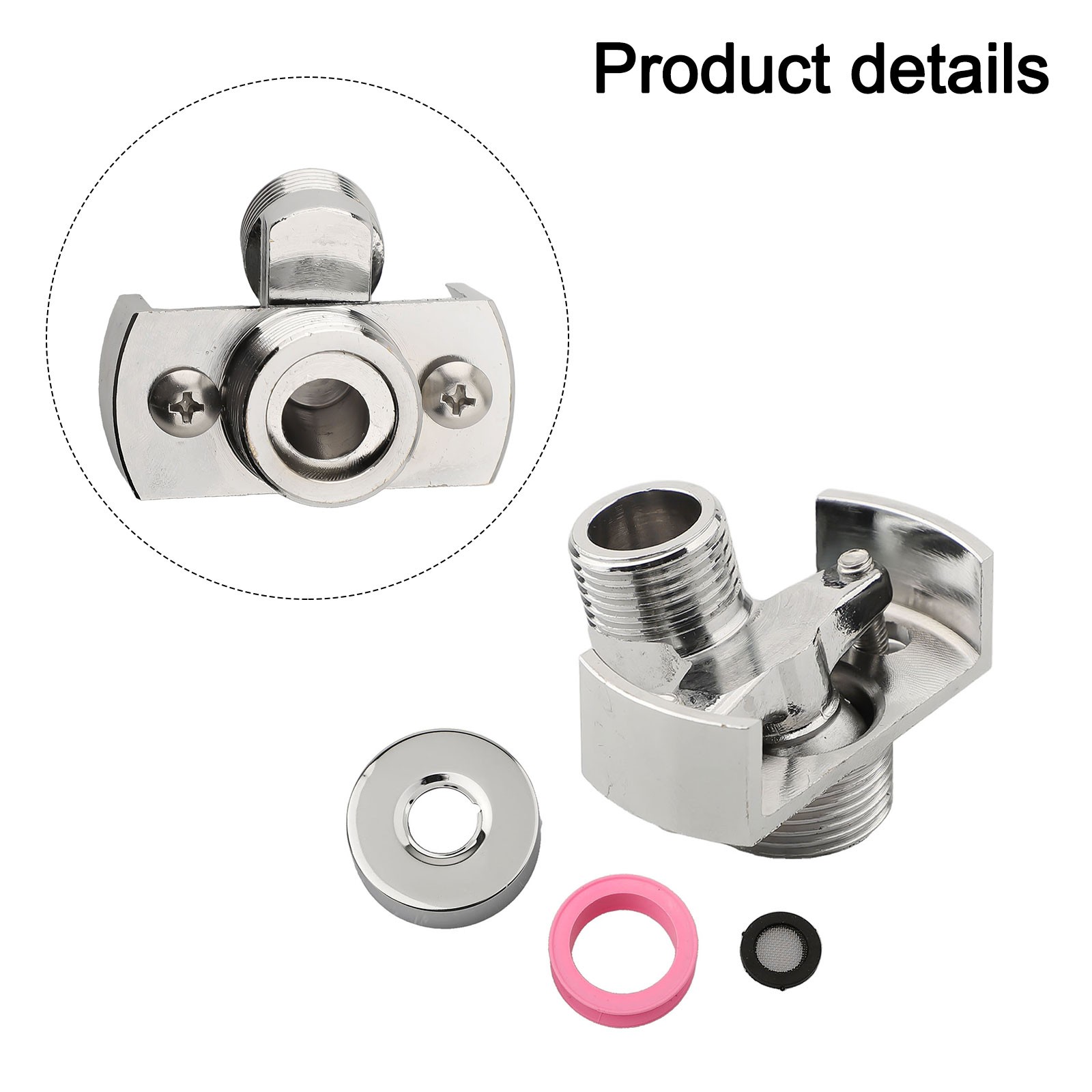Stilvoller Wandarmatur Adapter Verstellbarer Winkel collections Gebogener Fuß Design