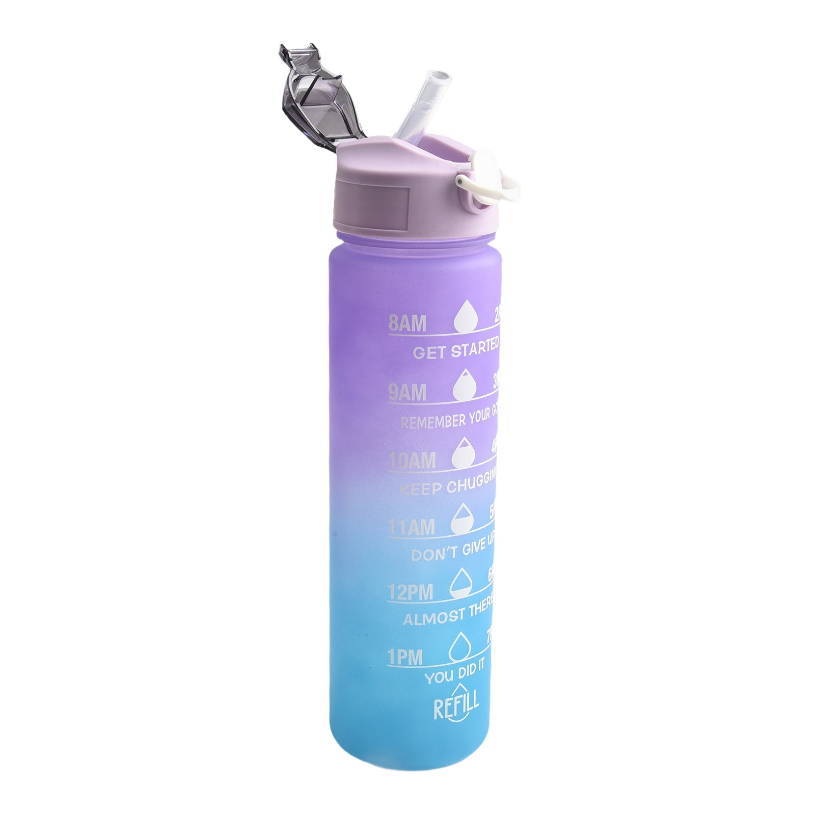 Motivierende Zitate bedruckte Sport Trinkflasche für Outdoor Aktivitäten - Bild 26 von 31