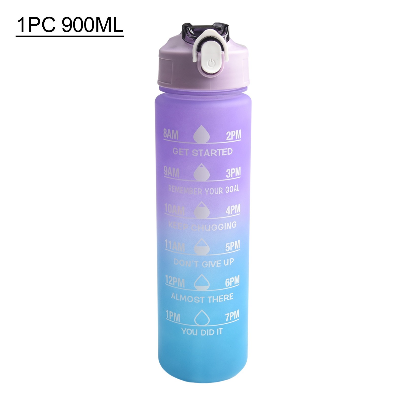 Motivierende Zitate bedruckte Sport Trinkflasche für Outdoor Aktivitäten - Bild 27 von 31