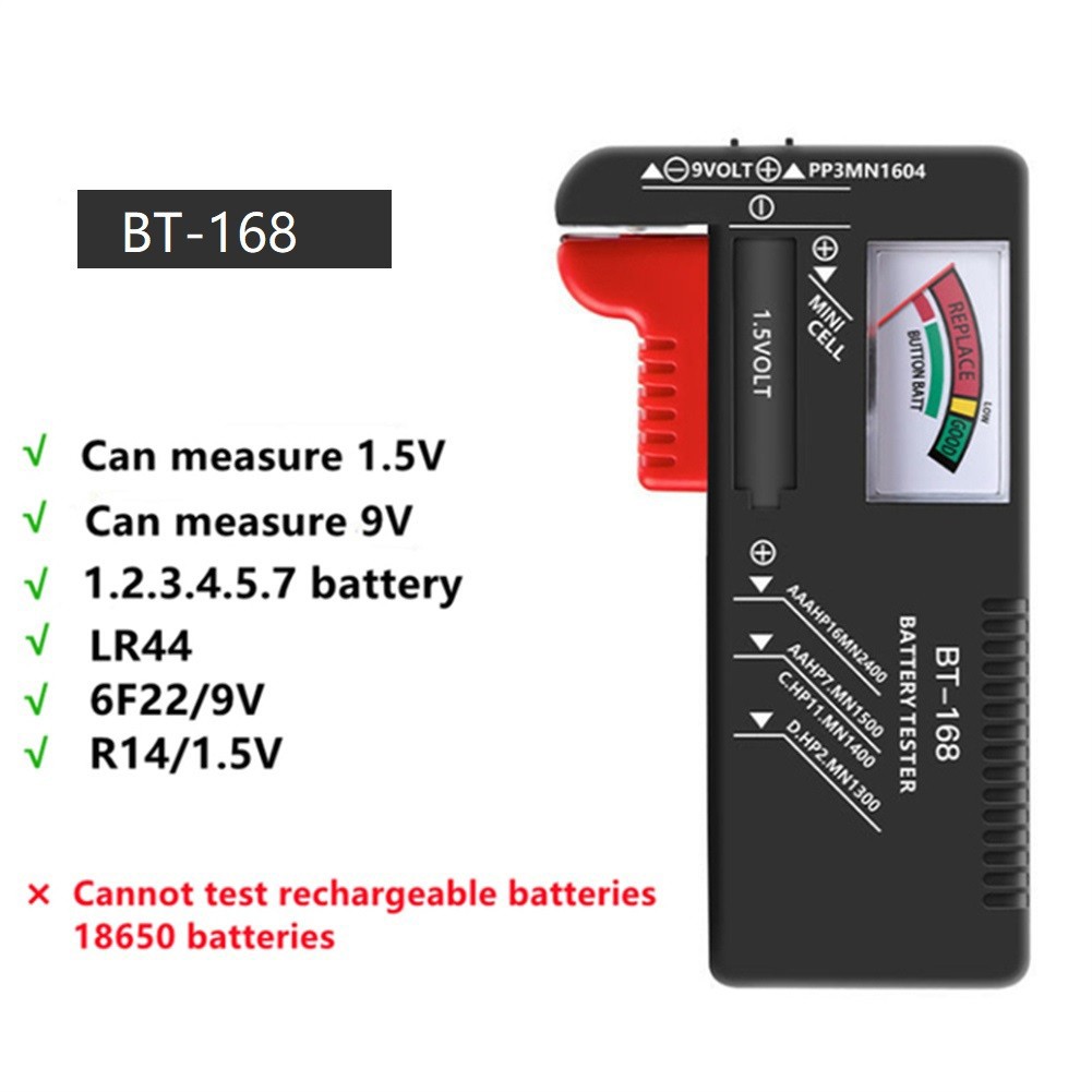 Precise Battery Capacity Testing with LCD Display for Various Battery Types