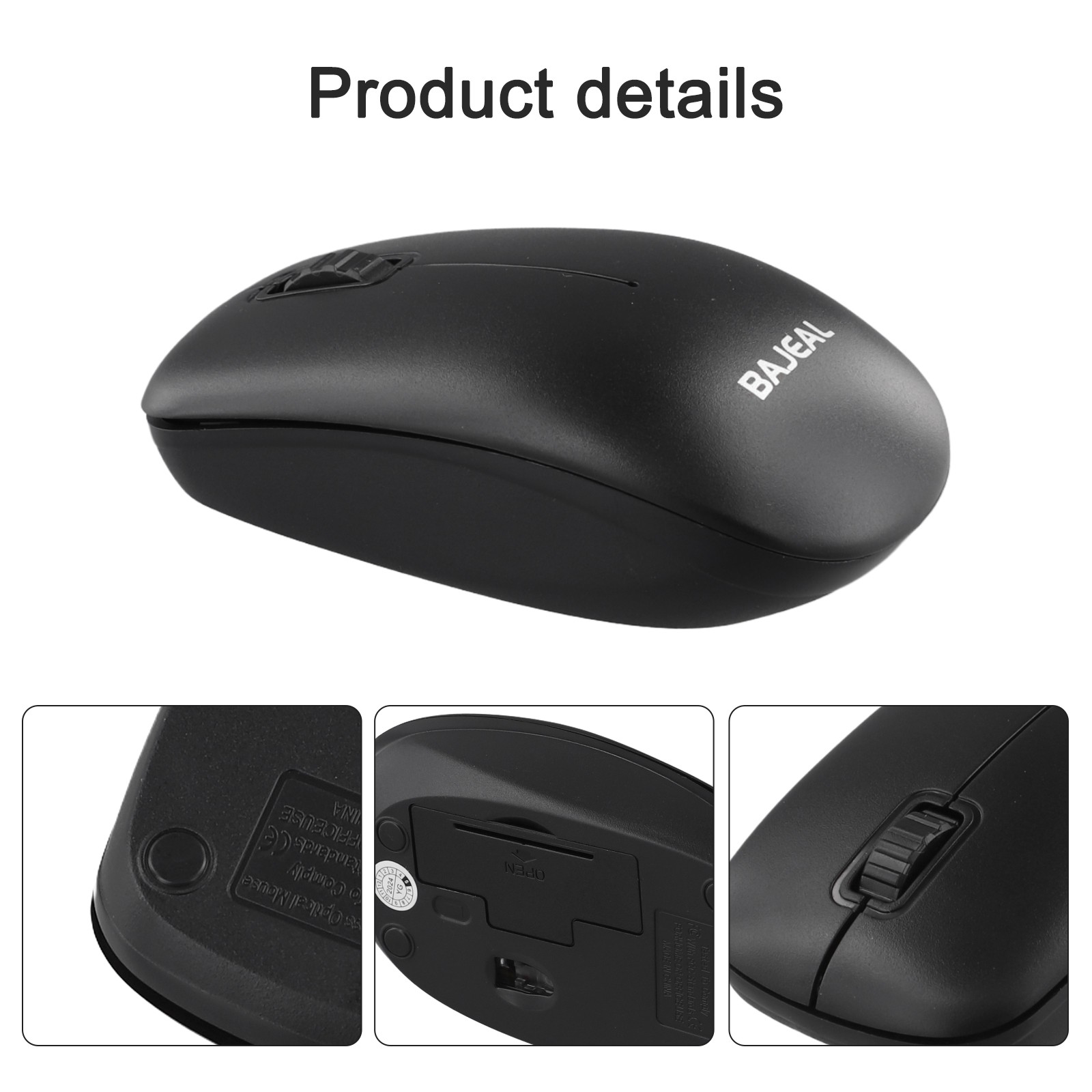 M2 Wireless Mouse with USB Receiver Reliable Connection 1000dpi Resolution - Picture 16 of 24