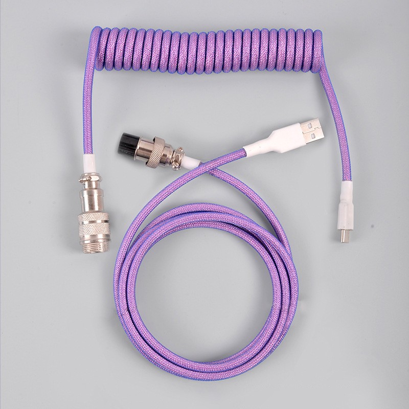 Verschiedene Farboptionen verfügbar in Typ C USB abnehmbare Spiralkabelung - Bild 26 von 41