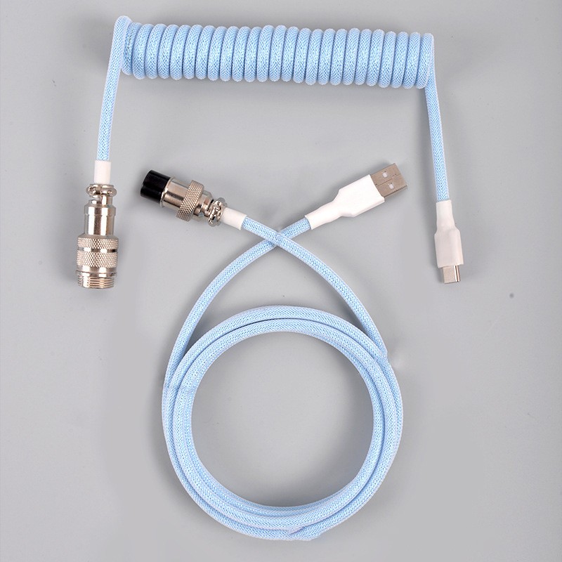 Verschiedene Farboptionen verfügbar in Typ C USB abnehmbare Spiralkabelung - Bild 28 von 41