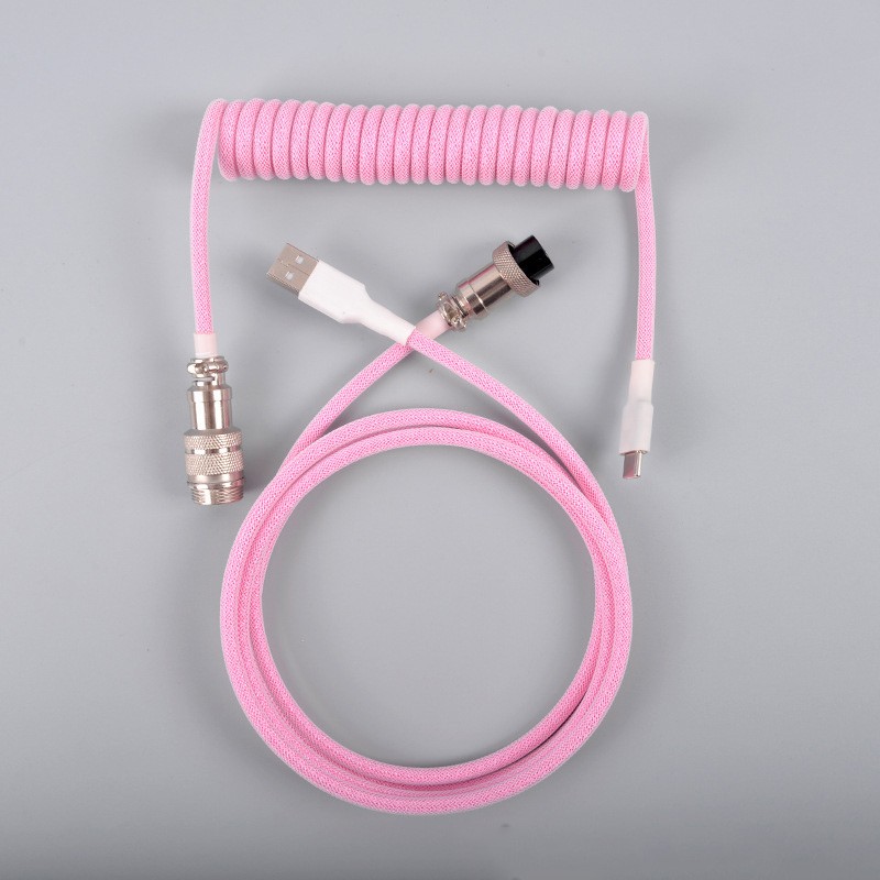 Verschiedene Farboptionen verfügbar in Typ C USB abnehmbare Spiralkabelung - Bild 25 von 41