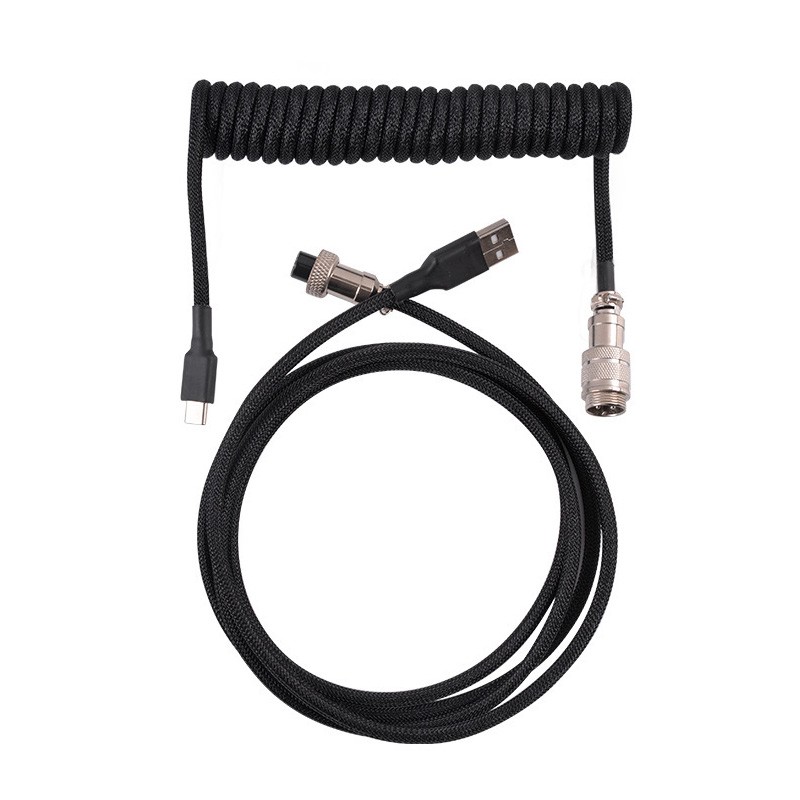 Verschiedene Farboptionen verfügbar in Typ C USB abnehmbare Spiralkabelung - Bild 27 von 41