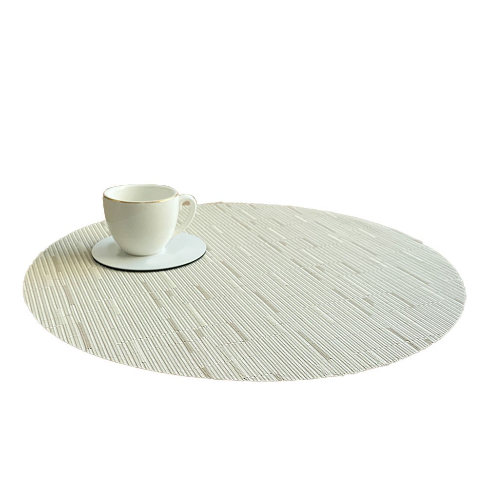 Napperon rond couleur unie facile dentretien nettoyer et entretenir sans offres effort