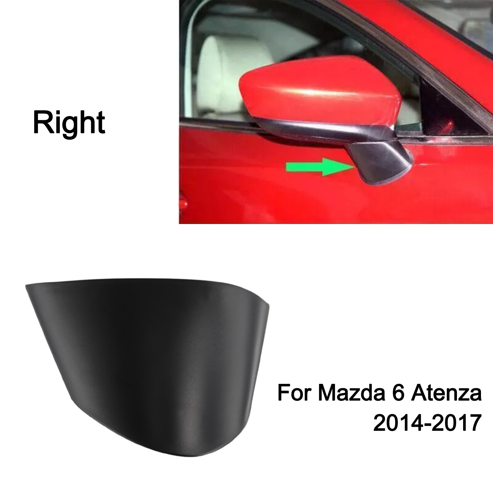 Car Wing Mirror Cover Front Door Mirror Cover High Reliability Perfect Match - Picture 18 of 24