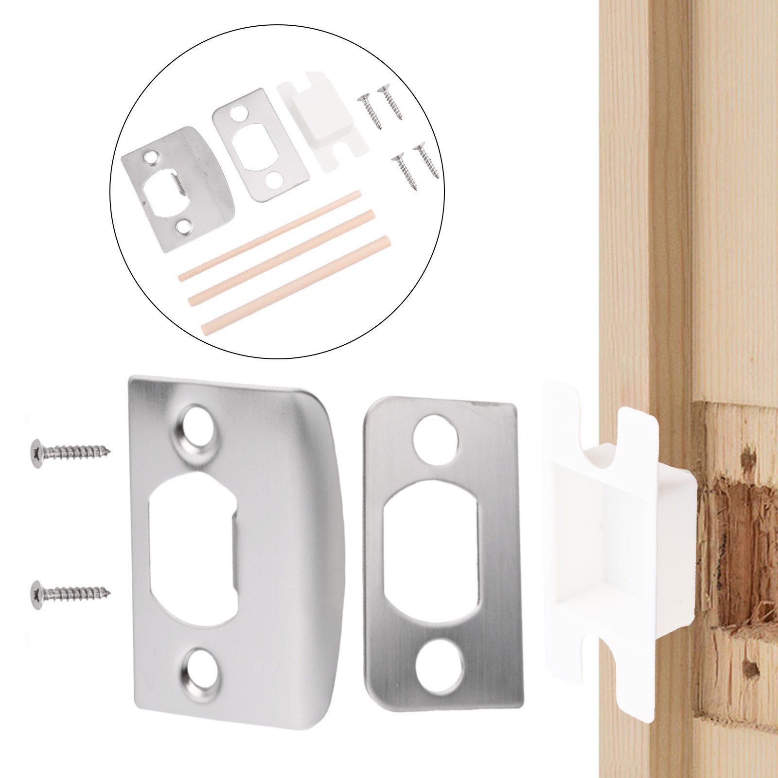 Upgrade Your Door's Security with Door Lock Strike Plate and Spacer Shim