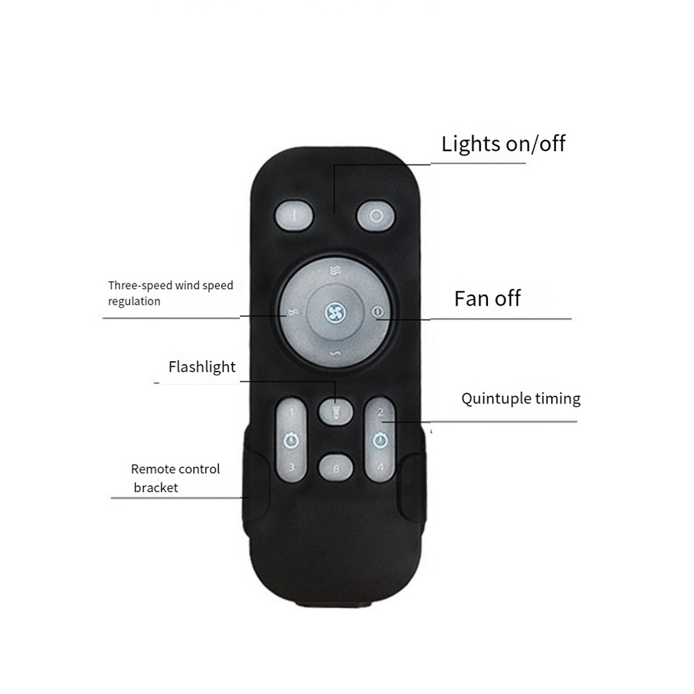 Lightweight and Sturdy Ceiling Fan Remote Control 3 Speed Timing Receiver