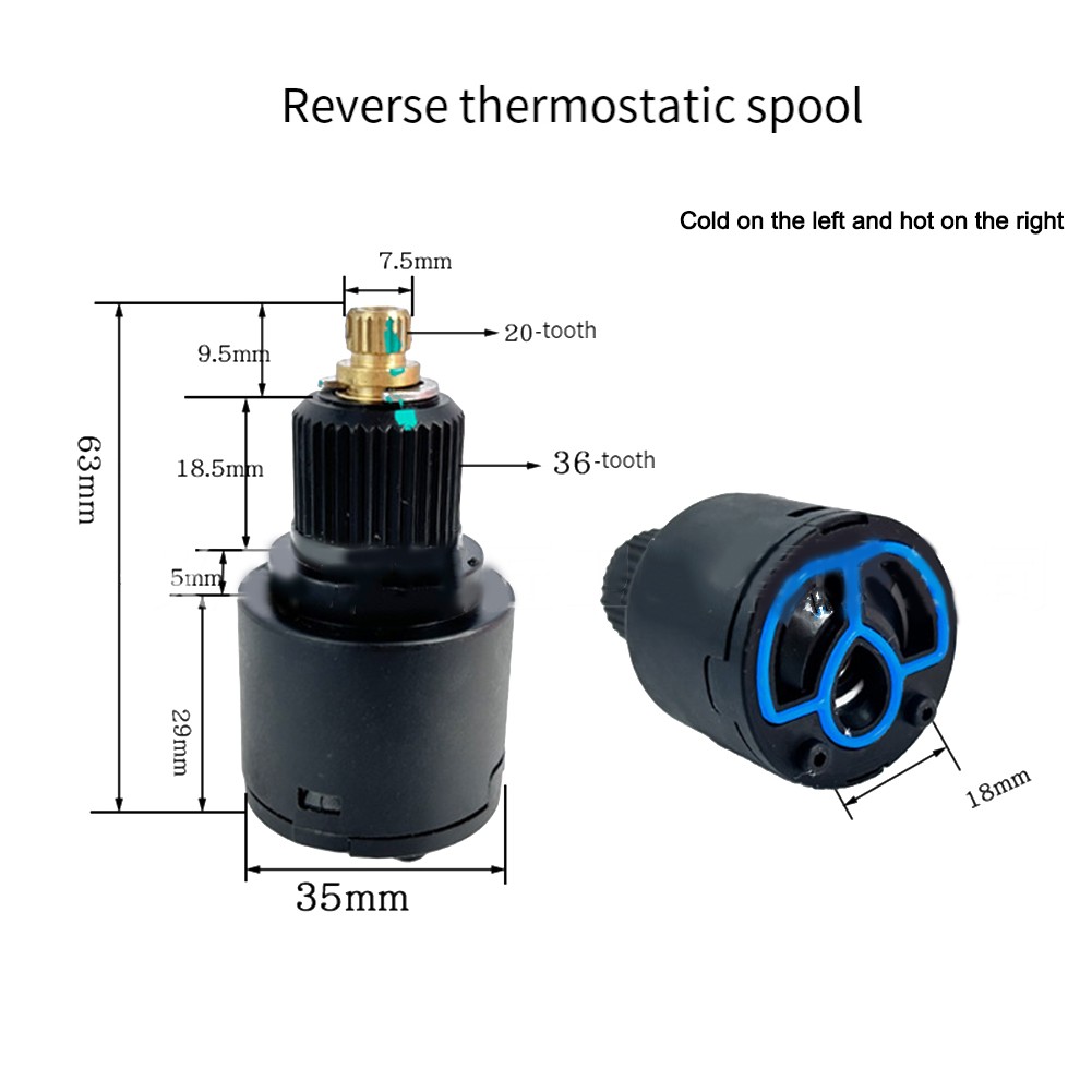 Sorgen Sie für konstante Duschtemperatur mit 35 mm Thermostat-Mischventil - Bild 18 von 27