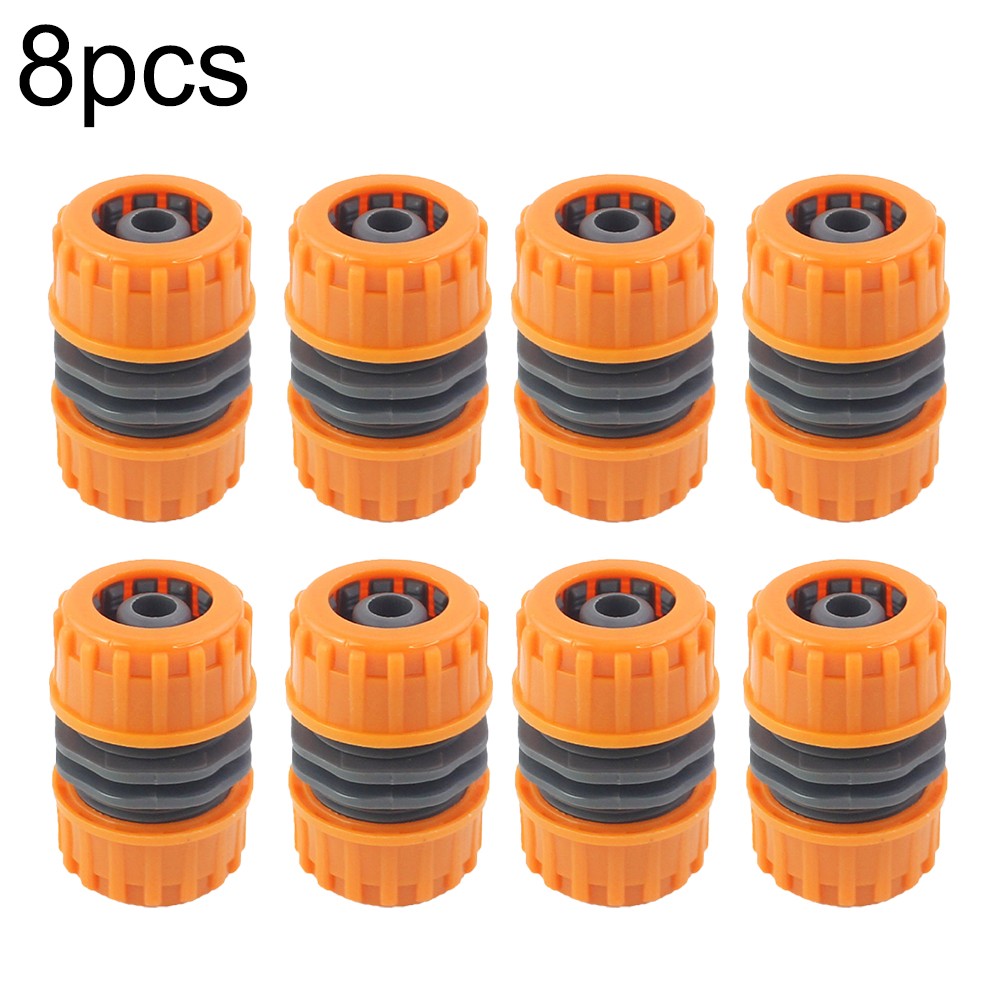 Wear resistant Hose Repair Connector 8pc Quick Coupling for 12mm Garden Hoses - Picture 16 of 18