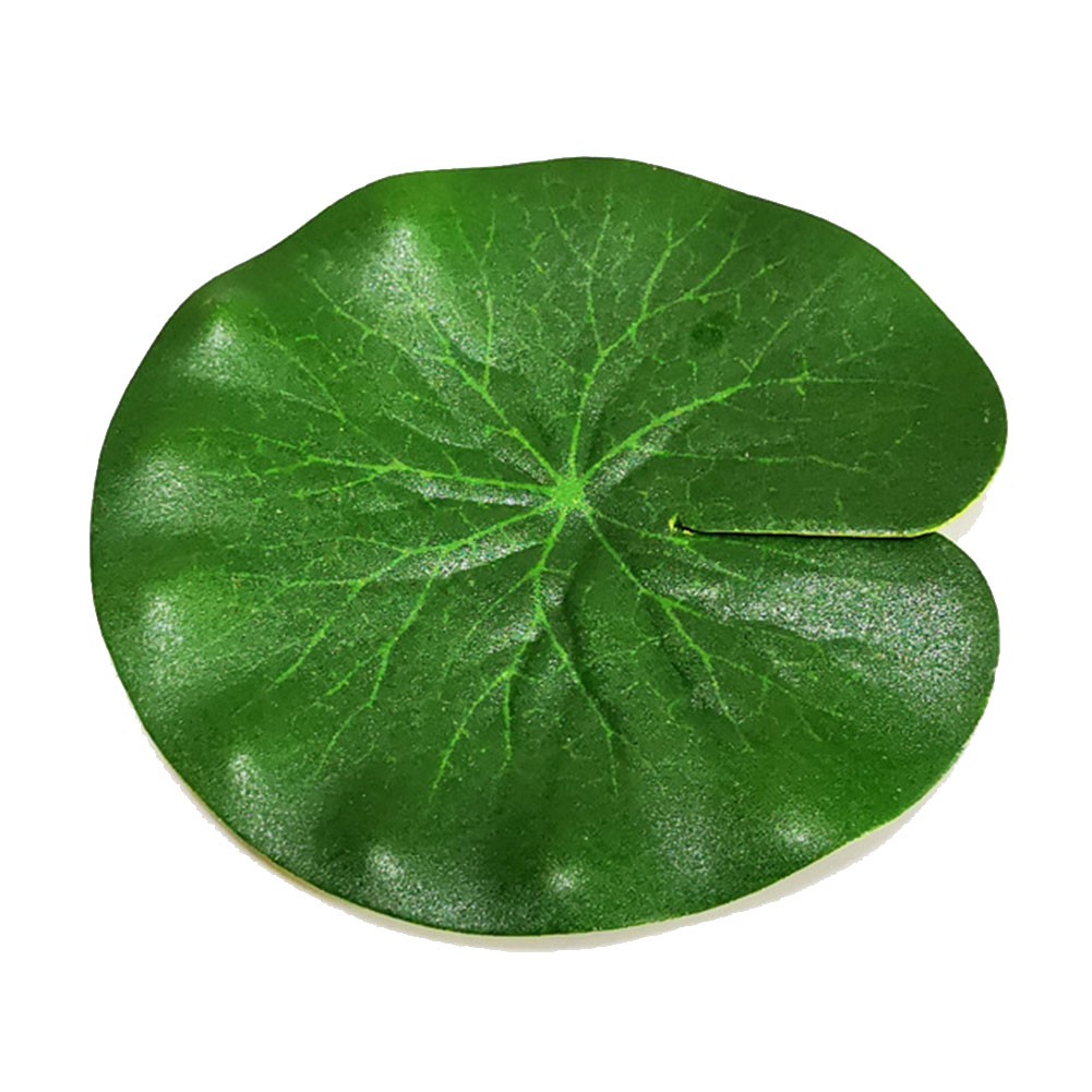 Attractive Artificial Lotus Leaves for Aquarium & Pool Green Multiple Sizes