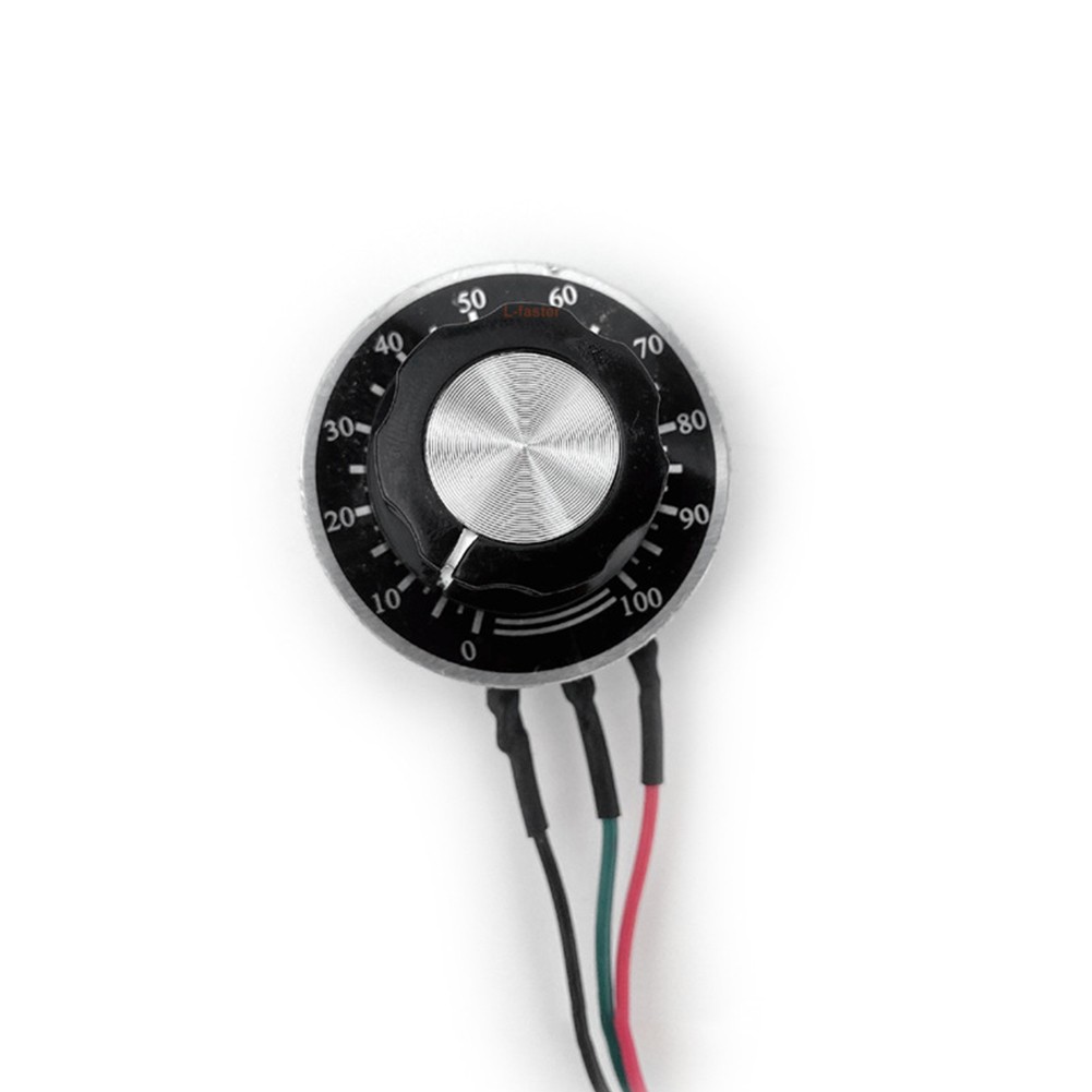 Drehknopf Mit Potentiometer Für Stromerzeuger KV/7 12/24/36 V | 0400006056