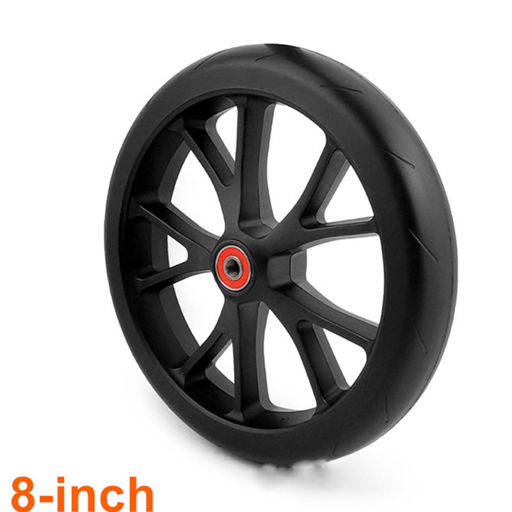 High Speed 8 Inch Scooter PU Wheel with Bearings Kids Kickscooter (5 10 spokes) - Picture 28 of 29