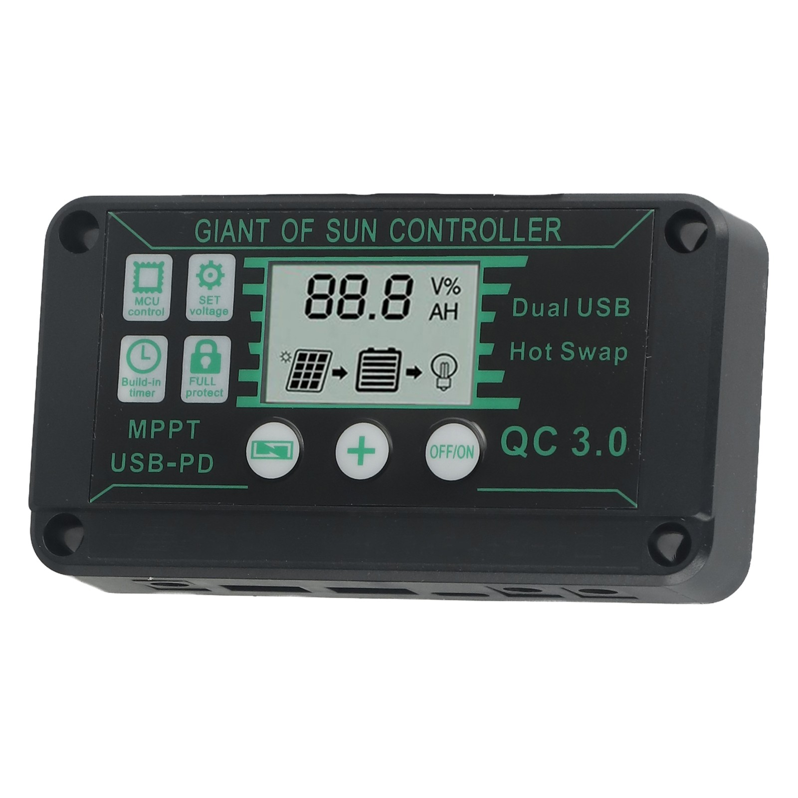 Digital Display Charge Controller For Harsh Outdoor Environments Battery Voltage - Picture 37 of 52