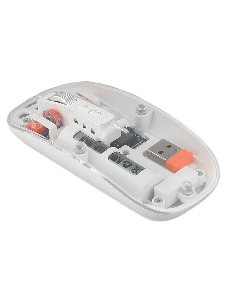 Precision 2400DPI verstellbare USB-Maus mit stilvollem transparentem Design - Bild 31 von 63