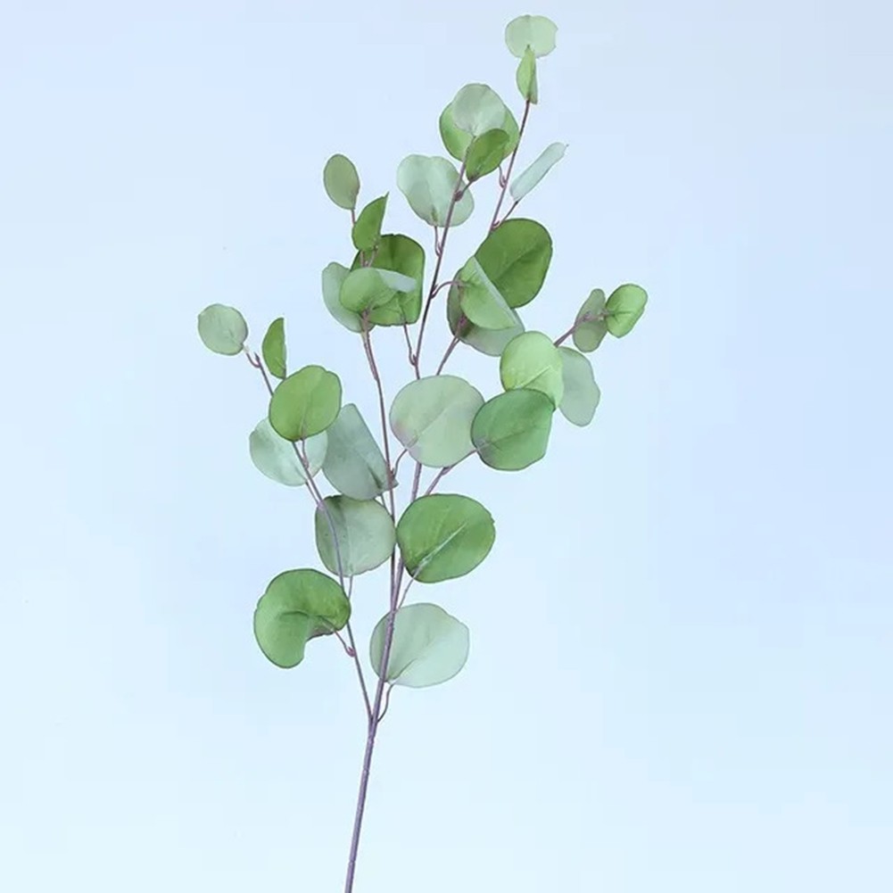 Eucalyptus Leaf Artificial Plants Wall MoneyFake Flowers Arrangement Accessories
