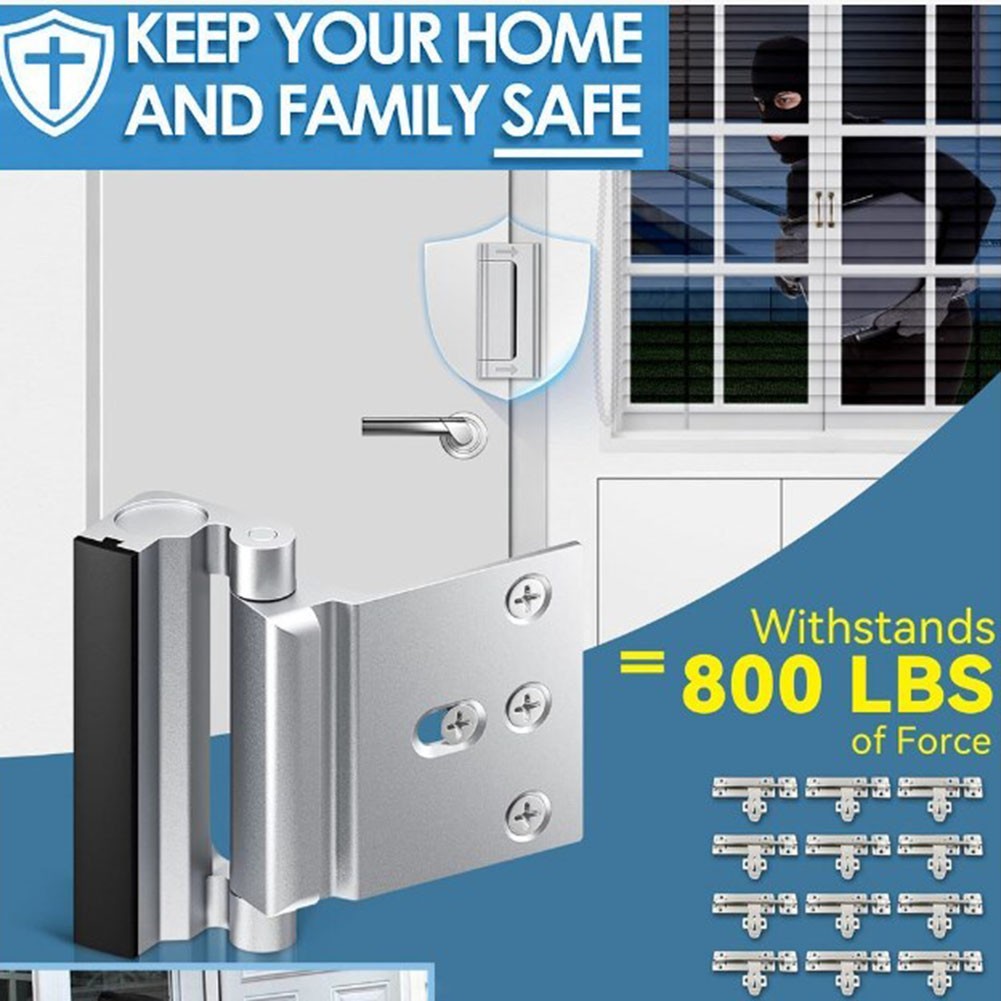 Unbreakable Door Reinforcement Lock Safeguard Your Home Protect Your Family - Picture 17 of 31