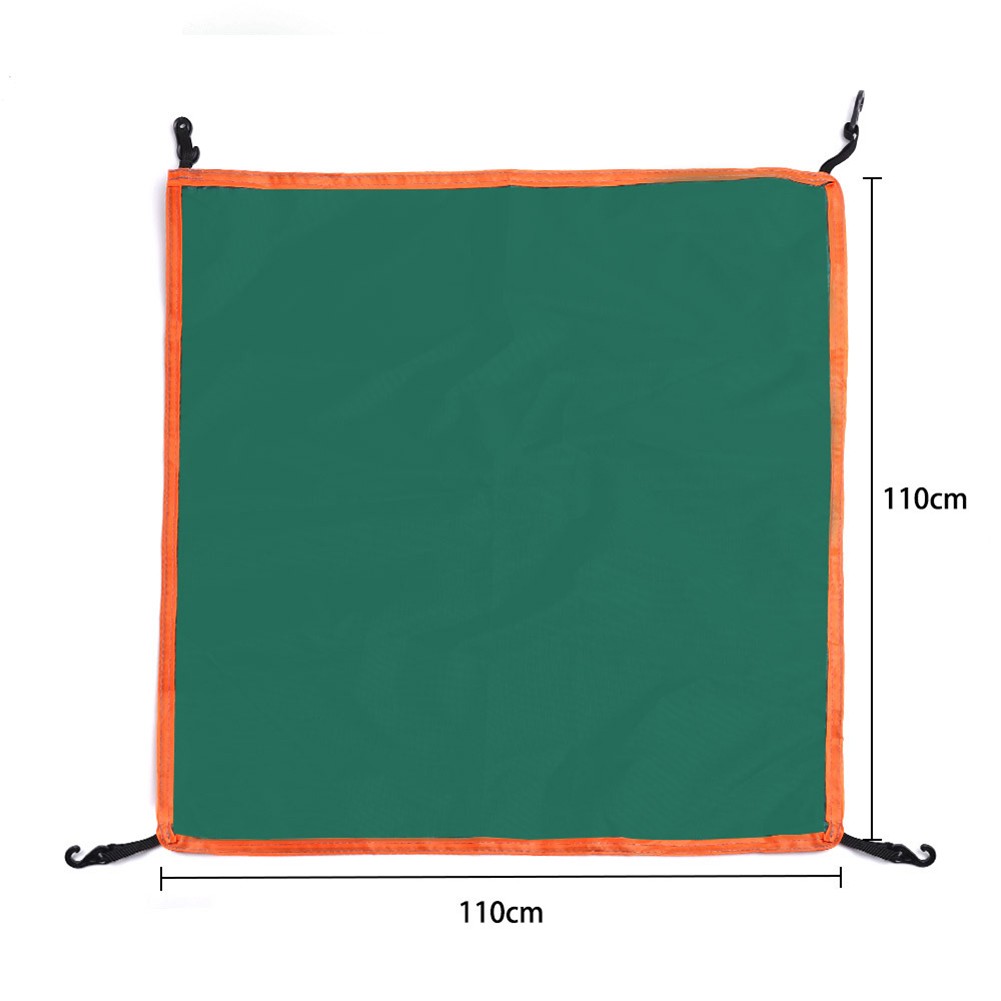 Waterproof Tent Cover with Elastic Box Hook for Sun Protection 85 85cm Orange