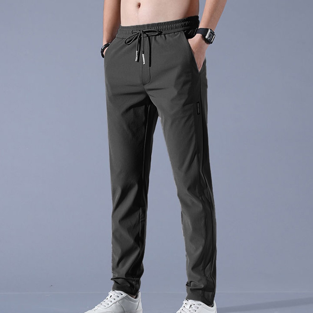 New Pants Trousers Casual Pants Ice Silk Trousers Solid Color Sports Pants SALE~ - Picture 16 of 52